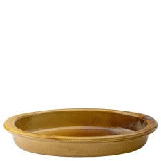 Murra Toffee Oval Eared Dish 25cm/10" (Pack of 6)