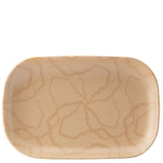 Maze Flax Rectangular Platter 25x17cm/9.8x6.6" (Pack of 6)