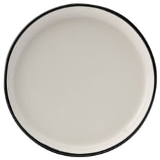 Homestead Black Walled Plate 17.5cm/7" (Pack of 6)