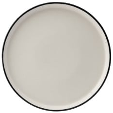 Homestead Black Walled Plate 27cm/10.5" (Pack of 6)