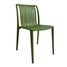 Bolero Verona Café Chairs Forest Green (Pack of 2)