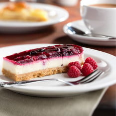 Pure White Narrow Rim Plate 20.6cm/8" (Pack of 36)
