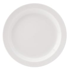 Pure White Narrow Rim Plate 16.7cm/6.5" (Pack of 36)