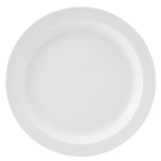 Pure White Narrow Rim Plate 25.5cm/10" (Pack of 18)