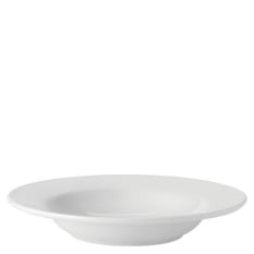 Pure White Rimmed Soup Bowl 22.5cm/9" (Pack of 24)