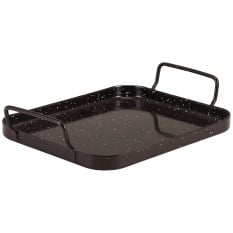 GenWare Black Enamel Tray 21 x 17cm/8.27 x 6.7" (Pack of 6)