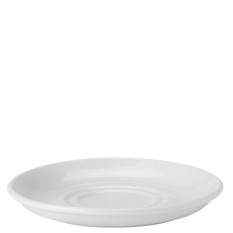 Pure White Double Well Saucer 15cm/6" (Pack of 24)