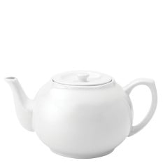 Pure White Teapot 42oz/120cl (Pack of 6)