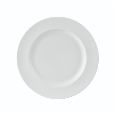 Simply White Wide Rim Winged Plate 25.5cm/10" (Pack of 6)