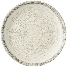 Churchill Inked Cascade Taupe Evolve Coupe Plate 16.5cm/6.5" (Pack of 12)