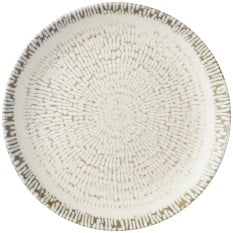 Churchill Inked Cascade Taupe Evolve Coupe Plate 22cm/8.67" (Pack of 12)