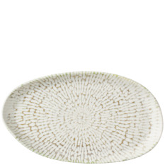 Churchill Inked Cascade Taupe Natural Oblong Platter 26 x 15cm (Pack of 6)