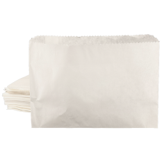 Greaseproof Scotchban Paper Chip Bags 100x150mm/6x4" White (Pack of 1000)