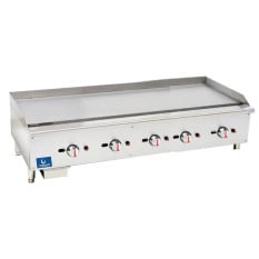 Hurricane Gas Griddle 5 Zone 150cm Steel Plate (Nat or LPG)