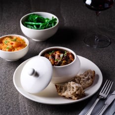 Elevate White Footed Bowl 13cm/5" (Pack of 12)