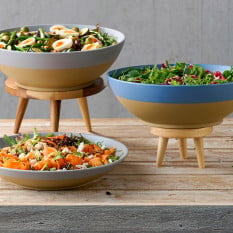 Churchill Emerge Oslo Blue Melamine Shallow Bowl 30cm/11.81" 2.3L/83oz (Pack of 4)