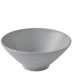 Churchill Emerge Seattle Grey Melamine Rippled Bowl 22.7cm/8.9" (Pack of 6)