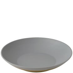 Churchill Emerge Seattle Grey Melamine Shallow Bowl 36cm/14.17" 3.7L/130oz (Pack of 2)
