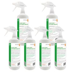 EntirePro Food Safe Kitchen Sanitiser Spray Bulk Pack 6 x 1 Litre
