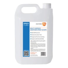 EntirePro Multi Surface Sanitiser Spray & Wipe 5 Litre
