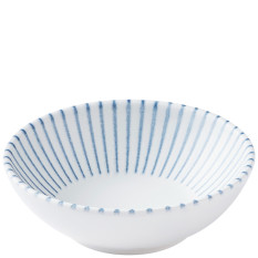 Churchill Inked Era Blue Contour Shallow Bowl 11.6cm/4.63" 170ml/6oz (Pack of 12)