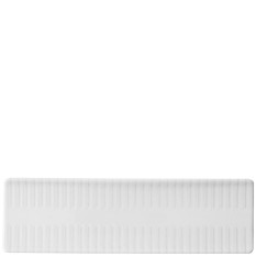 Churchill Era Grey Oblong Plate 29.5 x 8.8cm/11.5 x 3.1" (Pack of 6)