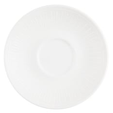 Churchill Inked Era White Cafe Cappuccino Saucer 15.6cm/6.1" (Pack of 12)