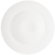 Churchill Inked Era White Profile Wide Rim Bowl 28cm/11" (Pack of 12)