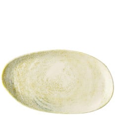 Churchill Envisage Erosion Sand Natural Oblong Plate 22x13cm/8.7x5.1" (Pack of 6)