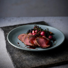 Dudson Evo Azure Coupe Plate 16.2cm/6.4" (Pack of 6)