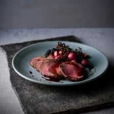 Dudson Evo Azure Coupe Plate 20.5cm/8" (Pack of 6)