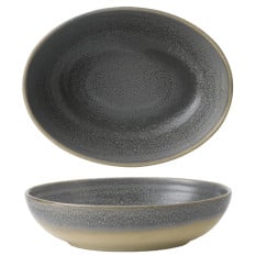 Dudson Evo Granite Deep Oval Bowl 8.5 x 6.37 Inch