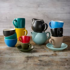 Evolve Pine Saucer for Coffee/Tea Cups & Mugs 15cm/6" (Pack of 6)