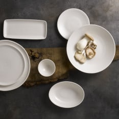 Dudson Evo Pearl Deep Oval Bowl 21.6cm/8.5" (Pack of 6)
