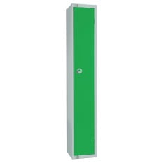 Elite Single Door Locker Camlock - Green