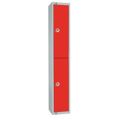 Elite Double Door Locker Camlock - Red