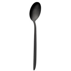 Orca Matt Black Dessert Spoon (Pack of 12)