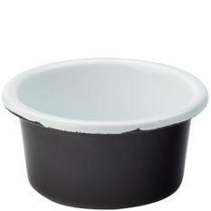 Eagle Enamel Ramekins Black 9cm (Pack of 12)
