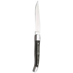 Laguiole Dark Wood Handled Steak Knife (Pack of 12)