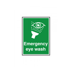 First Aid Notice - Emergency Eye Wash