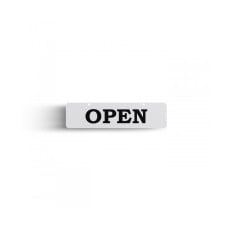 Window Notice With Suckers - Open & Closed