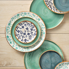 Steelite Flora Blue Coupe Bowl 25.5cm/10" 1.2L/42oz (Pack of 12)