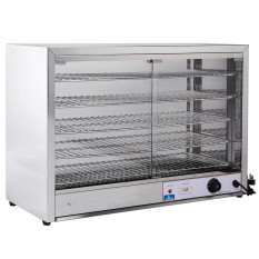 Hurricane Pie Warming Cabinet Hot Food Display 5 Shelf 86cm