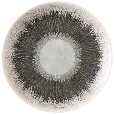 Churchill Studio Prints Fusion Black Evolve Coupe Plate 16.5cm/6.5" (Pack of 12)