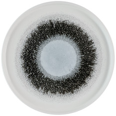 Churchill Studio Prints Fusion Black Walled Plate 26cm/10.1875" (Pack of 6)