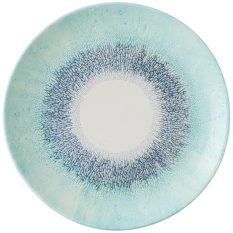 Churchill Studio Prints Fusion Aquamarine Evolve Coupe Plate 26cm/10.25" (Pack of 12)