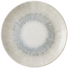 Churchill Studio Prints Fusion Agate Grey Evolve Coupe Plate 26cm/10.25" (Pack of 12)