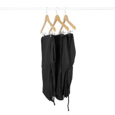 Bolero Wooden Coat Hanger Anti-Slip Natural (Pack of 10)