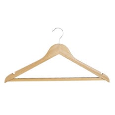 Bolero Wooden Coat Hanger Natural (Pack of 10)