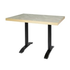 Bolero Rectangular Table Top Chevron Design 1100mm x 700mm